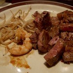 Tanaka of Tokyo - サーロインとシュリンプ