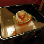 渡風亭 - 十二月：前菜（白子羹、雲丹、ポン酢あん）