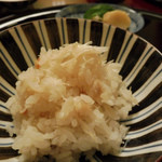 渡風亭 - 十二月：食事（蟹ご飯）