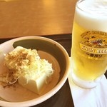 七福の湯 - 生ビールセット 600円
            
            豆腐が美味しくない(u_u)
