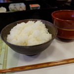 割烹旅館 湯の花荘 - 2016.1)このご飯が特筆すべきおいしさ