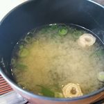 曽我 - ポークチャップ定食に付いてくる味噌汁