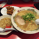 Tenka Ippin - リバティー定食 唐揚げ 麺大盛り