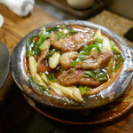 なな治 - 鴨と九条ネギの小鍋（1000円）