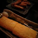 はし田屋 - 甘辛手羽と玉子焼き（おとうさん味）