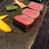 百名伽藍 - 【夕食】ステーキ (各種マース(塩)で)
