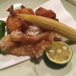 とく山 - 河豚の竜田揚げ