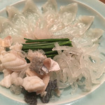 とく山 - 河豚刺身
