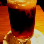 珈琲館 紅鹿舎 - アイスコーヒー(ミルクとシロップ入り)