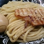 中華蕎麦 とみ田 - 特製つけ麺の麺（西武池袋催事場にて）