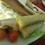 酒茶論 - 生ハムとチーズのフライ。