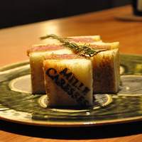 ミルカレス - Mille Caresses特製　和牛ヘレ肉のカツサンド（￥２８００） 