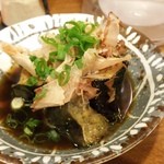 雨は、やさしく - なすの煮浸し（300円）です。2015年12月