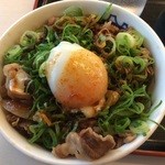 松屋 郡山芳賀店 - 旨辛ネギたま牛めし 並