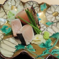 銀座 よし澤 - サワラの藁焼き