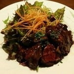 Bistro みや乃 - ランチ：牛ハラミ肉のステーキ