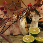 旬席 鈴江 - 焼物　ズームアップ