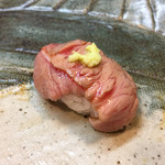 きく家 - 201601再訪 マグロの頬肉の炙り