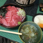 焼肉 はせ川 - 鉄火丼まぐろハラミ６００円