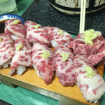 焼肉 はせ川 - 馬のにぎり寿司８貫・１５００円