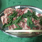 焼肉 はせ川 - イベリコ豚６００円