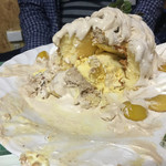 焼肉 はせ川 - 昭和のモンブランの中はアイスでした☆