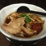 麺屋わっしょい - 男の煮干し黒醤油（￥853）（'15/11 裏メニュー）