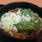 喜多そば - じゃこ入りわさび菜天そば　４３０円