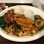 Yummy Korean BBQ - 「Fried Shrimp ＆ BBQ Chicken」＄12.59