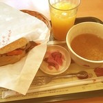 モスバーガー - 朝御膳きんぴら。