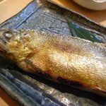 割烹くずし 徳多和良 - 鮎の塩焼き