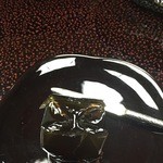 欽山 - 黒豆の黒糖ゼリー？