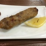 MANMA - つくね肉巻き270円。
