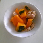 オモヤキッチン - 南瓜と鶏肉の煮物　
      2016.1.14