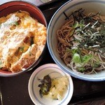 そば処創庵 - ミニカツ丼セット