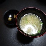 Aoba Ryokan - 白魚のお味噌汁