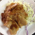 金龍 - 豚の生姜焼き￥550※特製タレで炒めた間違いない味。