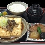 Hatagoya Juubee - 豆腐ステーキ定食