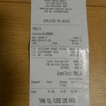 OLD CHINA Cafe - レシート