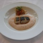 ラ・フェット ひらまつ - 鰆のポワレ(2015.10)