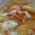 ラ・フェット ひらまつ - スープをかけたアニョロッティ(2015.10)