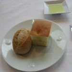 ラ・フェット ひらまつ - パンとオリーブオイル(2015.10)