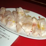 たるたるホルモン - ミノサンド（上ミノの中からさらに厳選された珍味）