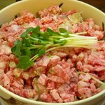 たっぷりのお肉て下が見えません