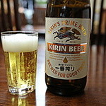浜町藪そば - ビールの銘柄が選べます