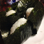 まずい魚 青柳 - 〆は筋子入りのおにぎり