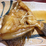 まずい魚 青柳 - カワハギの煮付け。絶品！