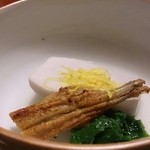 虎屋 壺中庵 - 海老芋 穴子 青菜の炊き合わせ