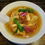 らーめん 稲荷屋 - 2016.1～2月の限定ラーメン（鴨コンソメ）900円