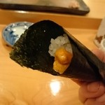 鮨 いとう - 雲丹海苔巻き。リフト(^-^)/